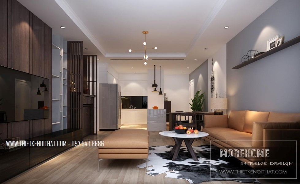 Thiết kế thi công nội thất chung cư Park Hill cao cấp