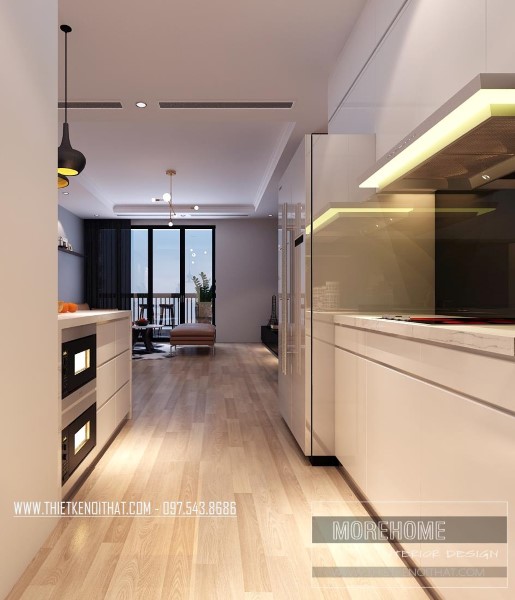 Thiết kế thi công nội thất chung cư Park Hill cao cấp