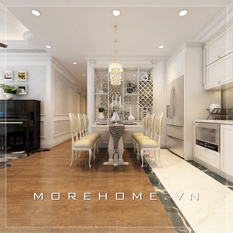 Thiết kế nội thất phòng ăn đẹp hiện đại & sang trọng