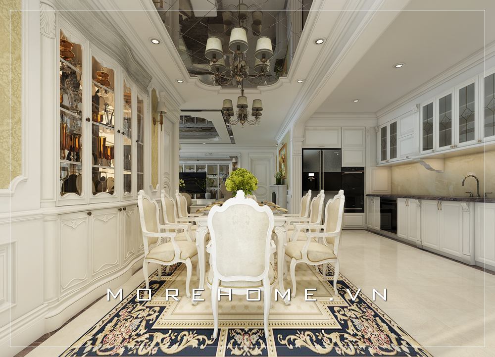 Thiết kế nội thất phòng ăn đẹp hiện đại & sang trọng