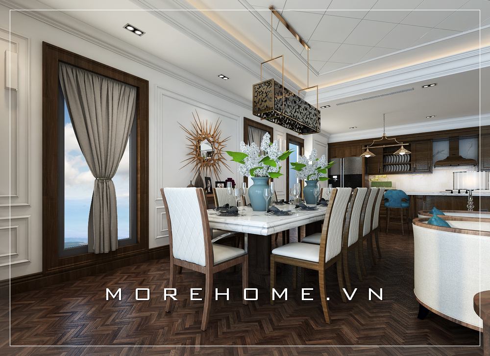 Thiết kế nội thất phòng ăn đẹp hiện đại & sang trọng