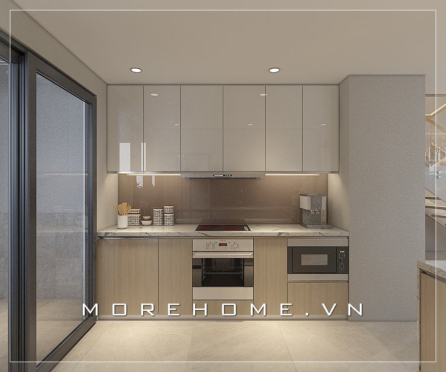 Thiết kế nội thất phòng bếp hiện đại và cao cấp