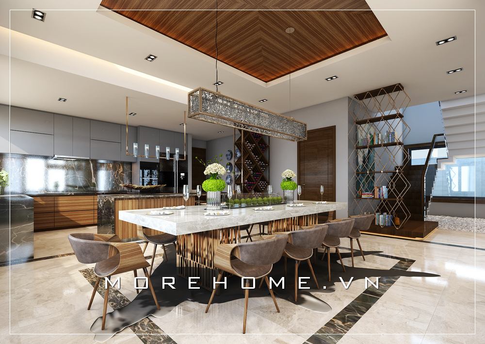 Mẫu thiết kế nội thất phòng bếp- ăn tuyệt đẹp