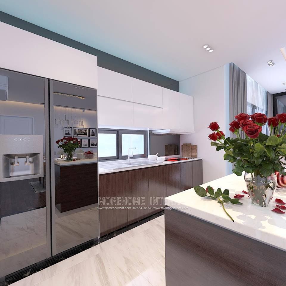 Thiết kế căn hộ mẫu 98m2 tại Imperia Sky Garden