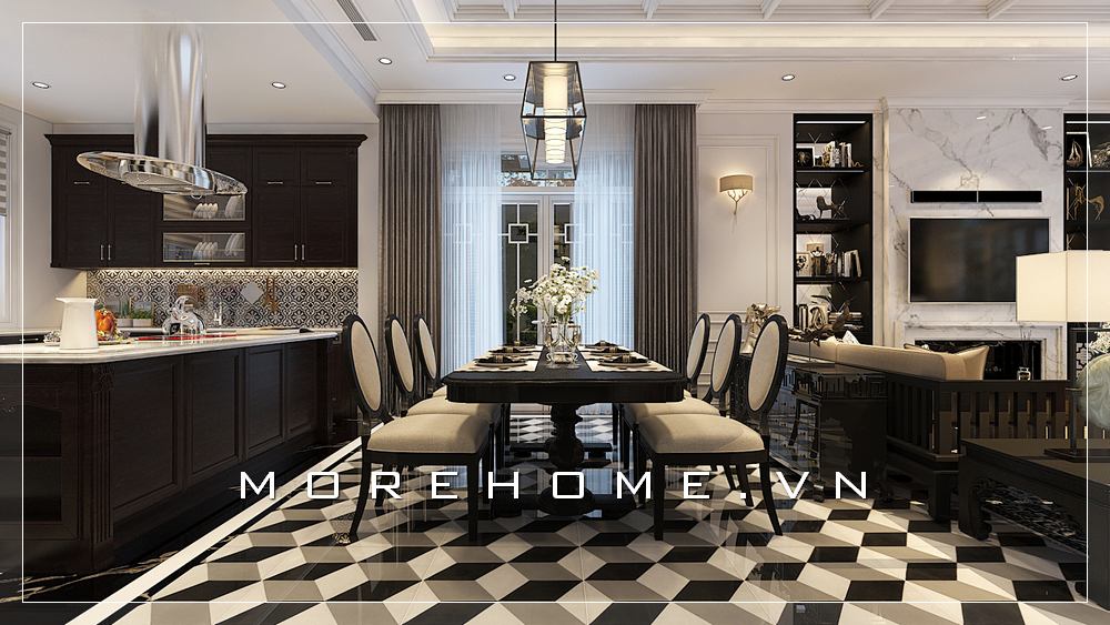 Mẫu thiết kế nội thất phòng bếp- ăn tuyệt đẹp