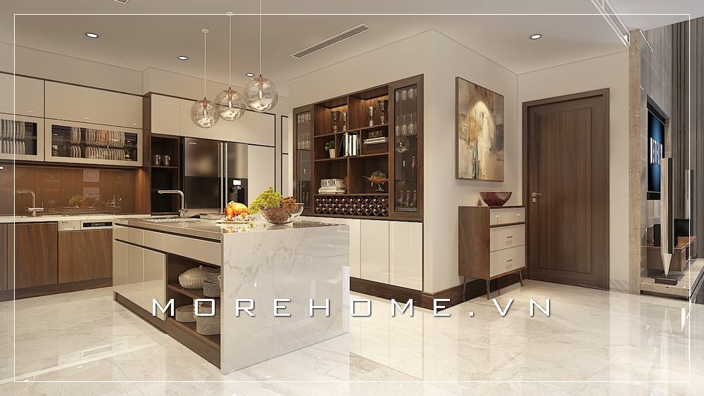 Thiết kế nội thất phòng bếp đẹp, cao cấp