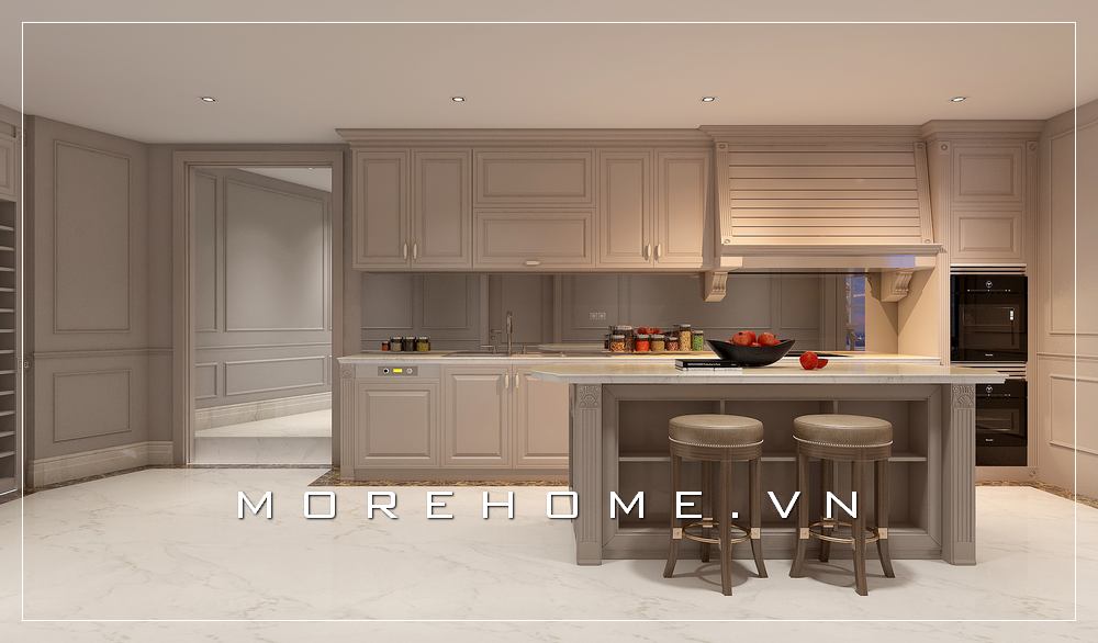 Thiết kế nội thất phòng bếp đẹp, cao cấp