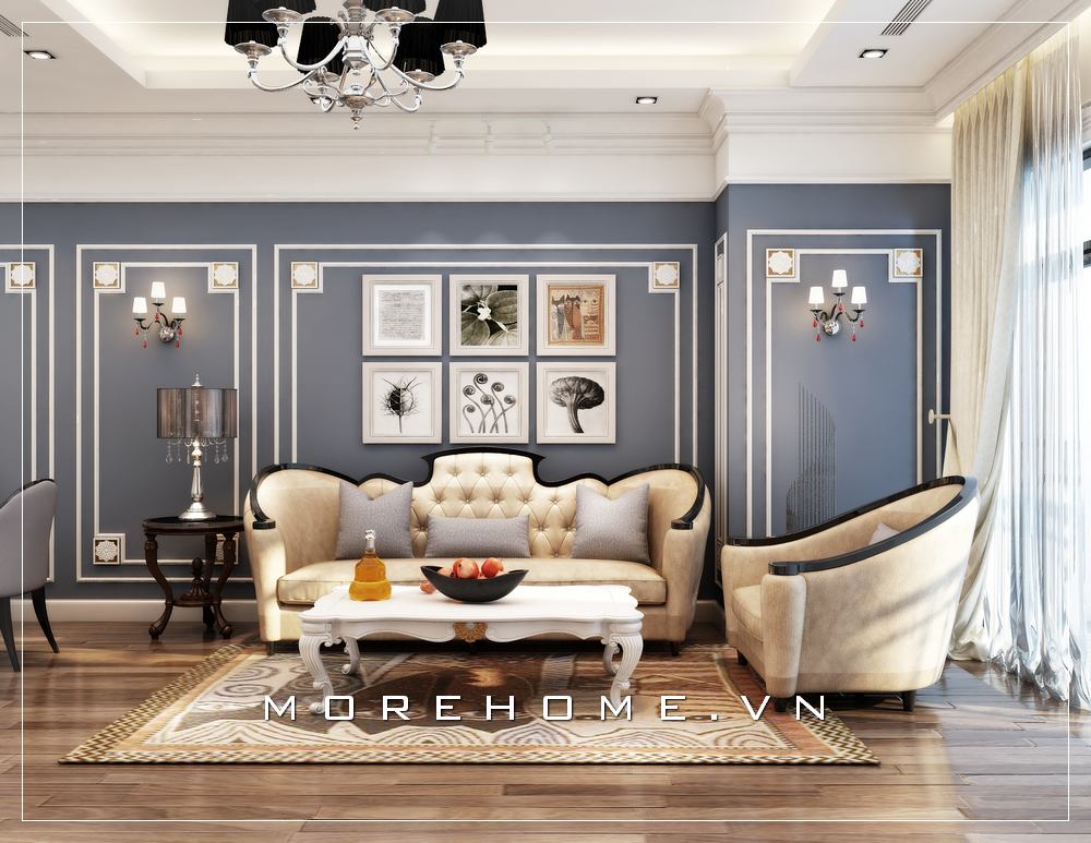 Thiết kế nội thất phòng khách cao cấp