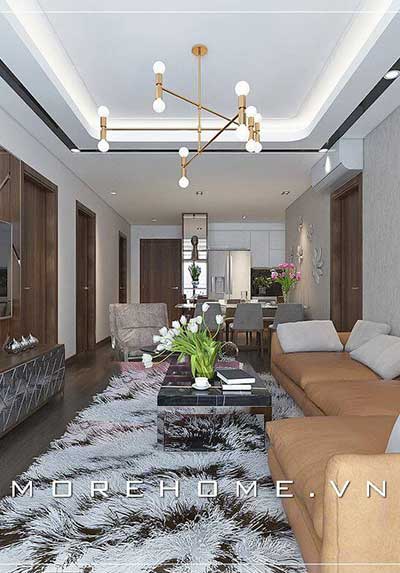 Ngắm nhìn các cách bố trí phòng khách chung cư