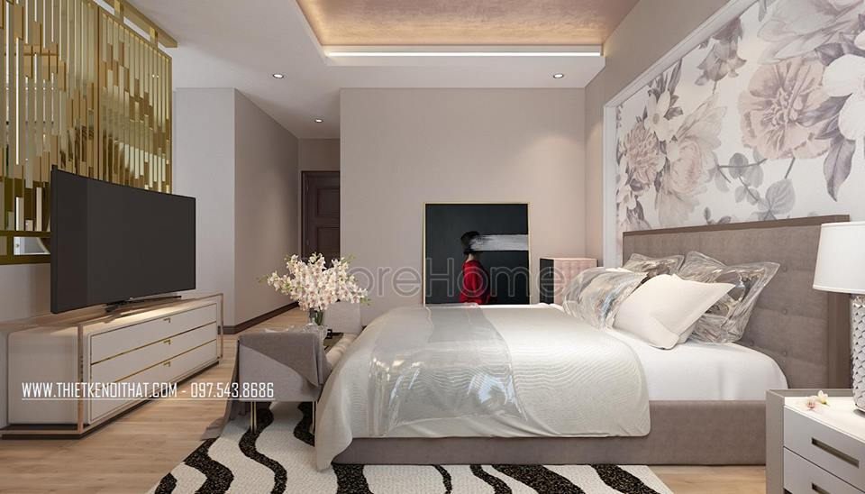 Thiết kế nội thất biệt thự tân cổ điển tại bắc ninh