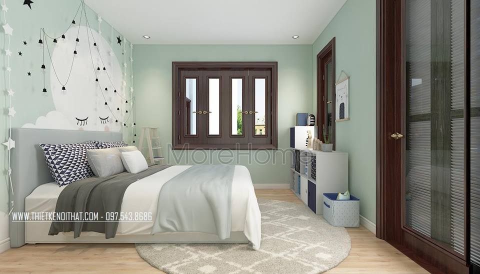 Thiết kế nội thất biệt thự tân cổ điển tại bắc ninh