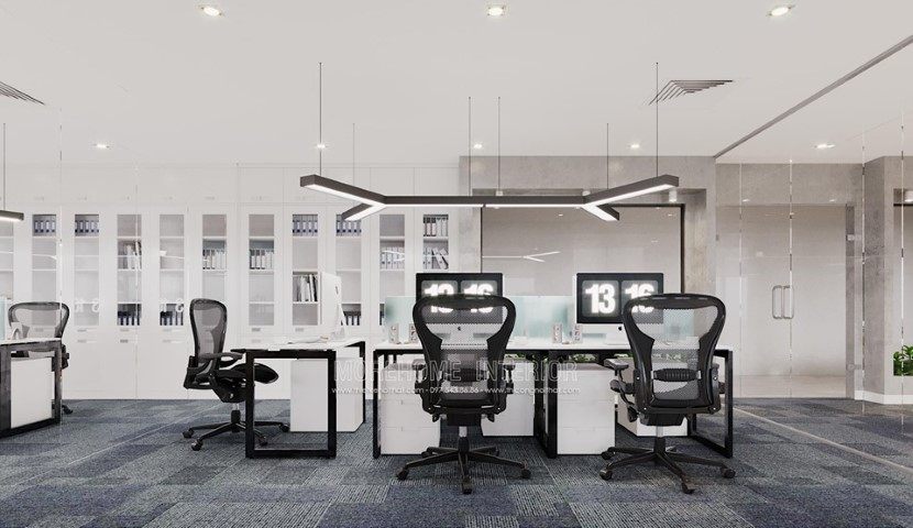 Thiết kế nội thất văn phòng công ty lũng lô tại Skylight Minh Khai Hà Nội