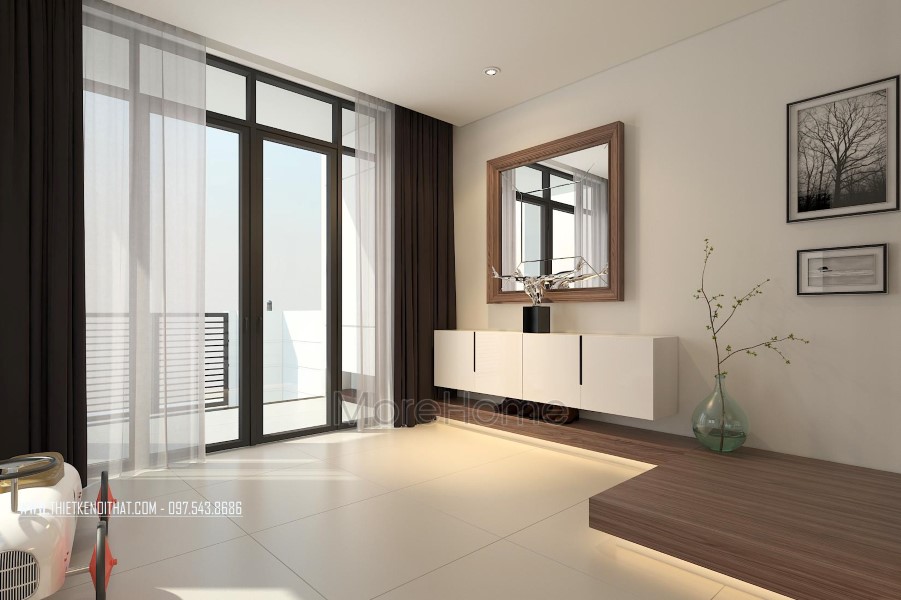 Thiết kế nội thất biệt thự liền kề Vinhomes Thăng Long hiện đại 