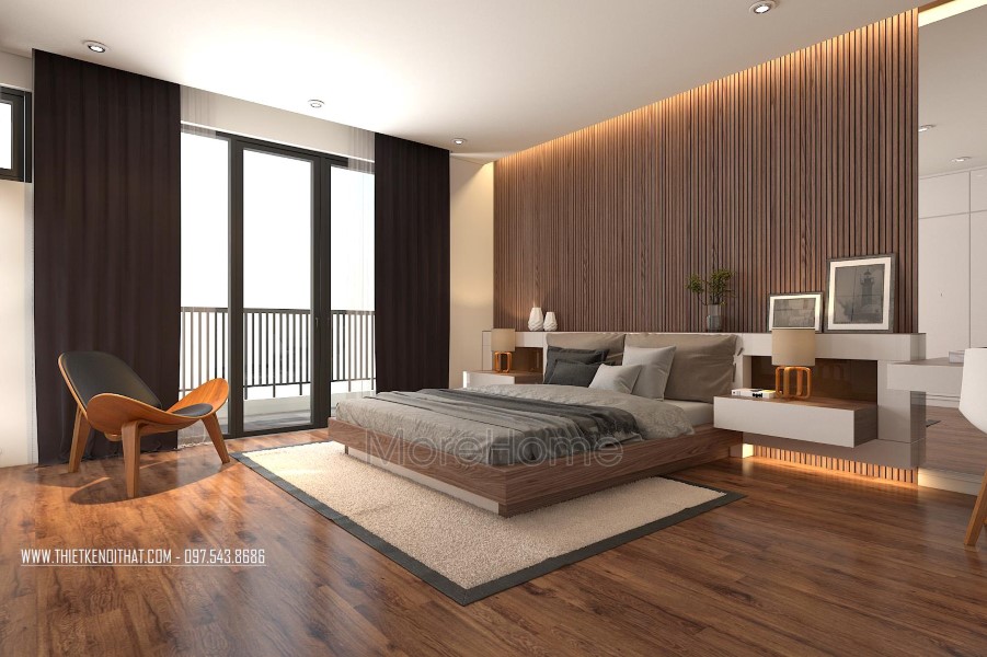 Thiết kế nội thất biệt thự liền kề Vinhomes Thăng Long hiện đại 