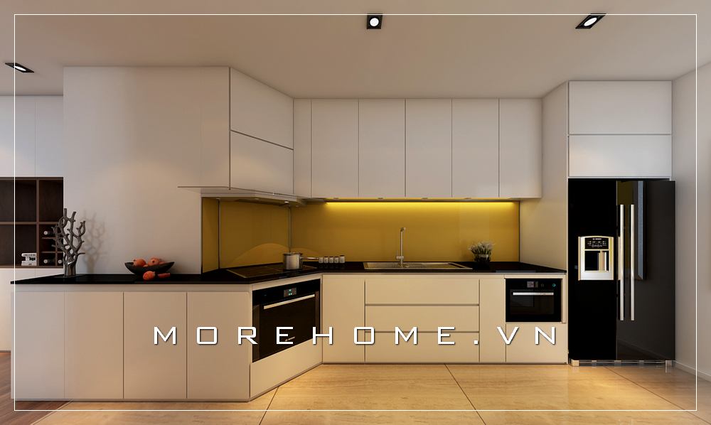 Mẫu thiết kế nội thất phòng bếp hiện đại