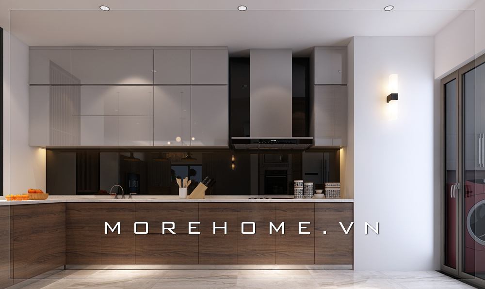 Mẫu thiết kế nội thất phòng bếp hiện đại