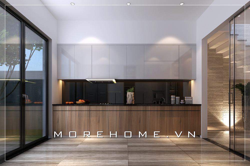 Mẫu thiết kế nội thất phòng bếp hiện đại