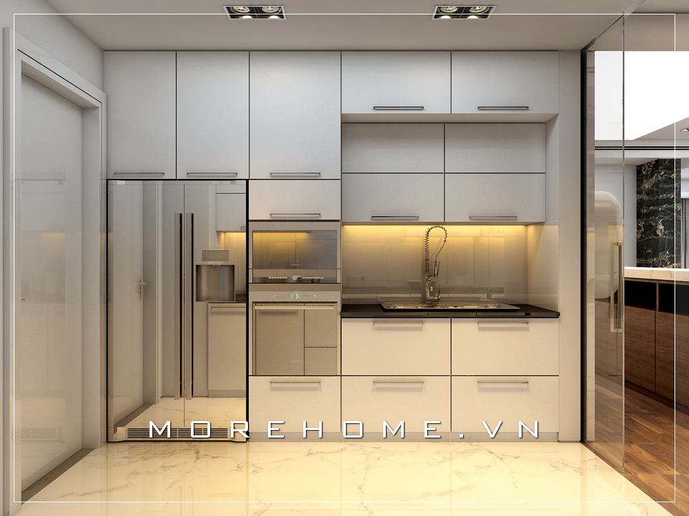 Mẫu thiết kế nội thất phòng bếp hiện đại