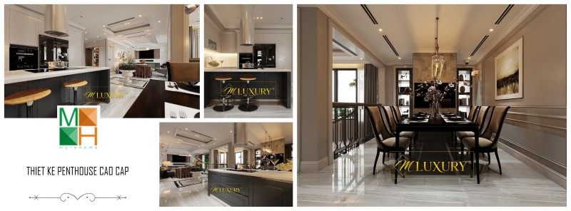 Thiết kế nội thất Penthouse cao cấp Thiết kế nội thất Penthouse cao cấp