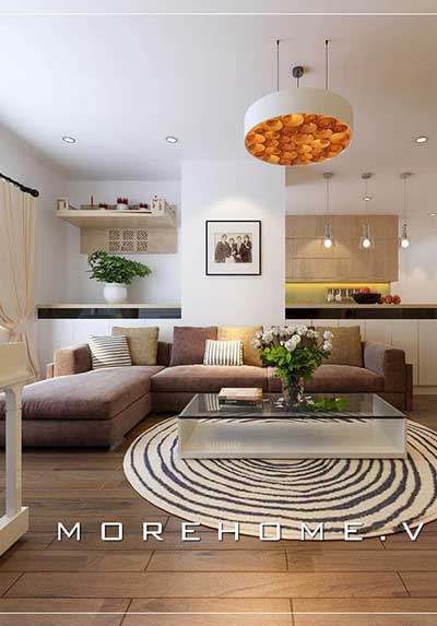 Gợi ý mẫu thiết kế phòng khách chung cư mới lạ của năm 2021 - 2022