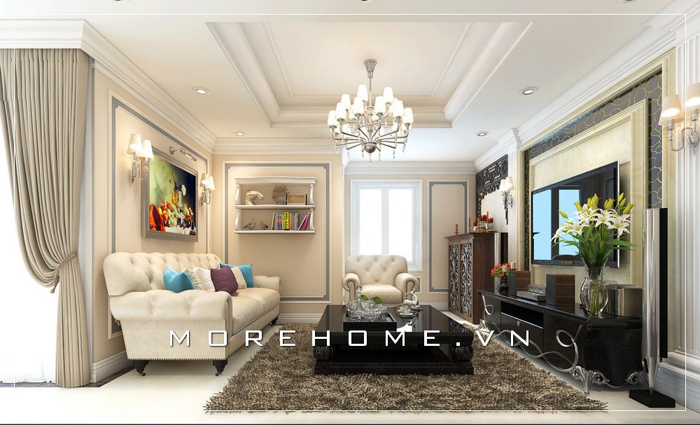 Thiết kế phòng khách đương đại