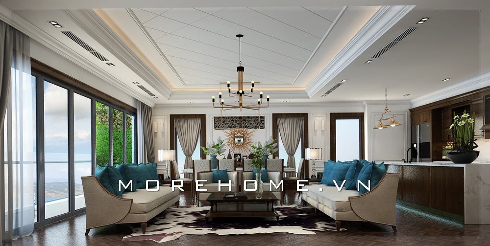 Thiết kế phòng khách đương đại