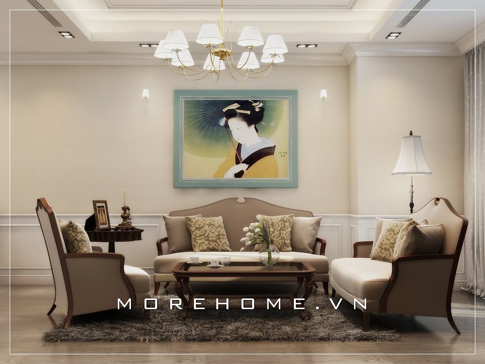 Thiết kế phòng khách đương đại