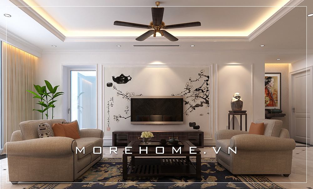 Thiết kế phòng khách đương đại