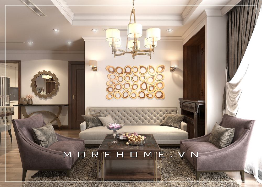 Thiết kế phòng khách đương đại