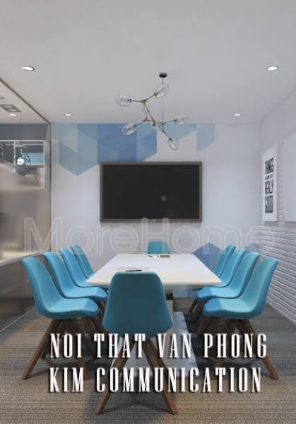 Thiết kế nội thất văn phòng Kim Communication hiện đại, sáng tạo