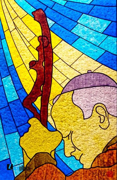 Tranh kính hiện đại mẫu 03