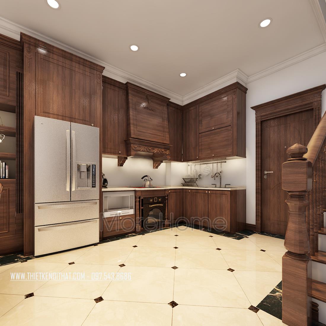 Thiết kế nội thất biệt thự Vinhomes Riverside The Harmoney 