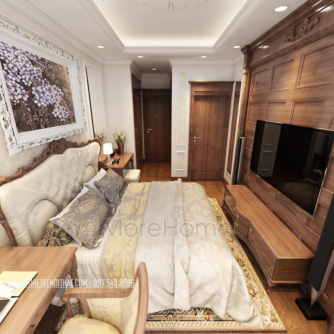 Thiết kế nội thất biệt thự Vinhomes Riverside The Harmoney 