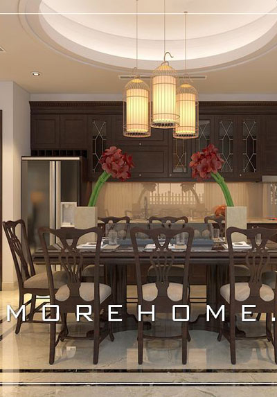 Mẫu thiết kế nội thất phòng bếp- ăn tuyệt đẹp khiến bạn mê mẩn