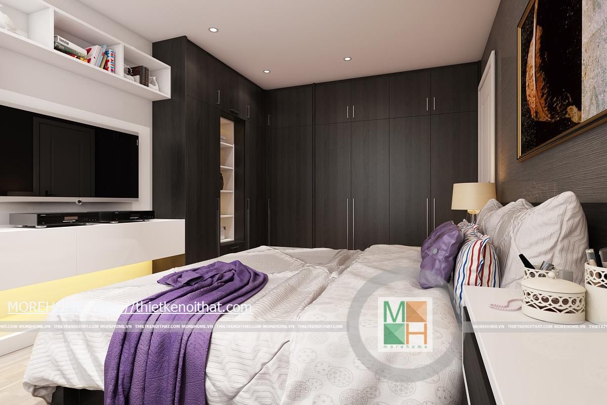 Phòng ngủ chung cư Platinum Residences