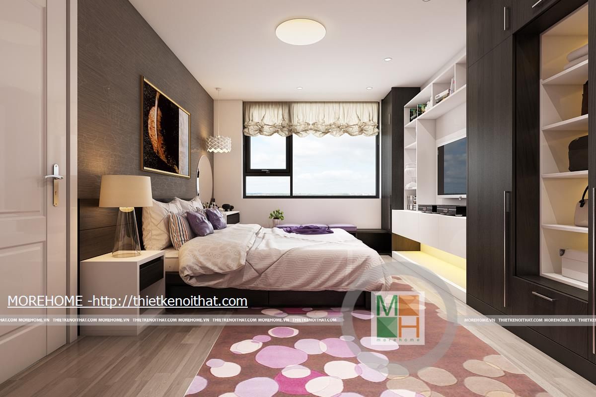Phòng ngủ chung cư Platinum Residences