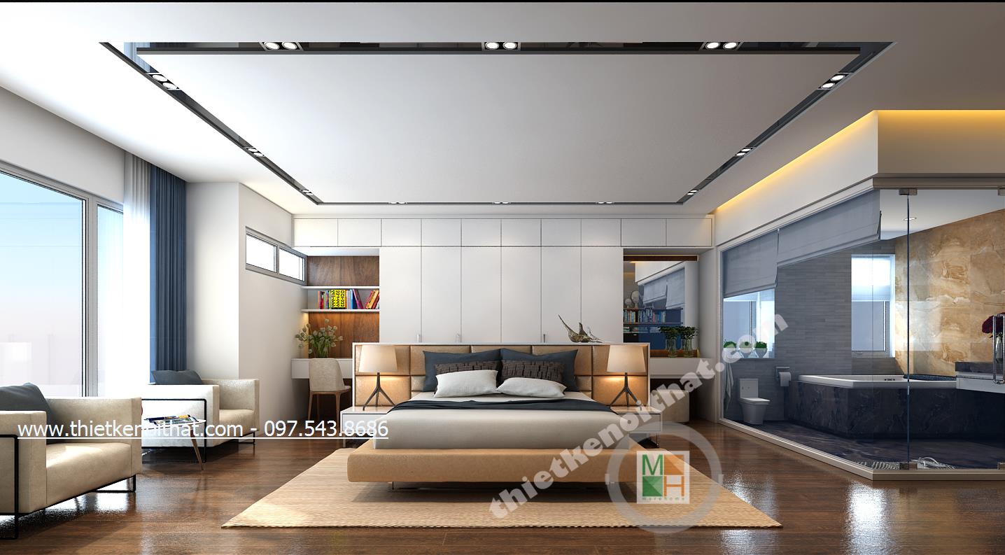 Thiết kế nội thất căn hộ chung cư Duplex