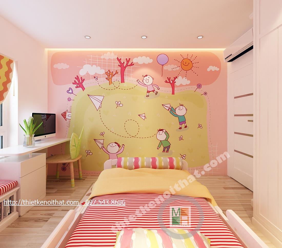 Thiết kế nội thất chung cư Mulberrylane - Nhà chị Mai tân cổ điển