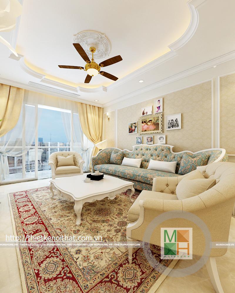 Thiết kế nội thất chung cư Mandarin Garden