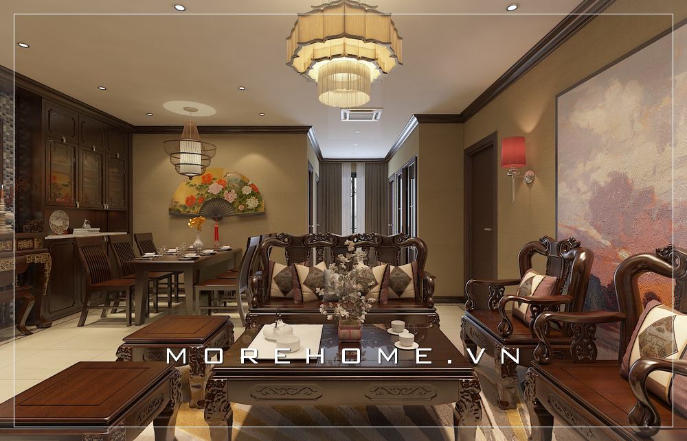 Thiết kế nội thất phòng khách cao cấp