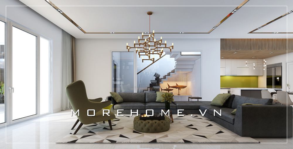 Thiết kế nội thất phòng khách cao cấp