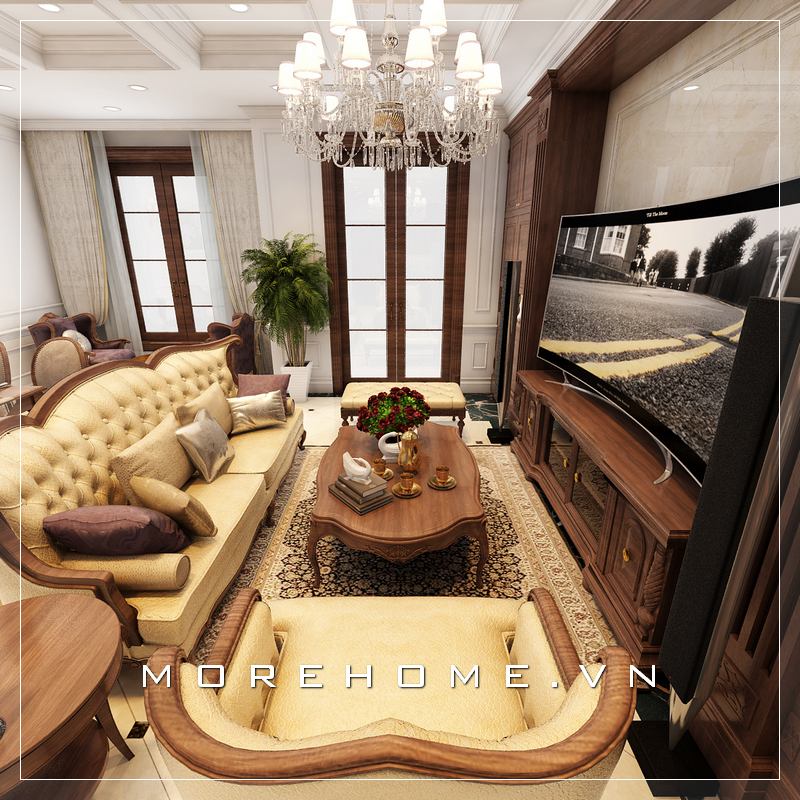 Thiết kế phòng khách chung cư