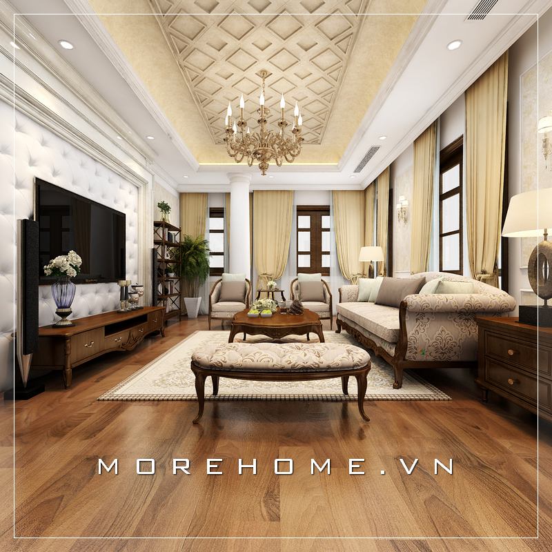 Thiết kế phòng khách chung cư