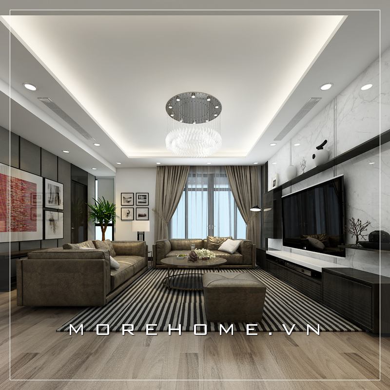 Thiết kế phòng khách chung cư