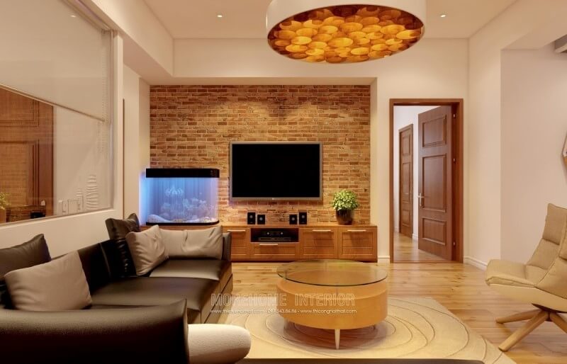 Bàn trà MH-HD055 gỗ công nghiệp làm đẹp cho phòng khách chung cư lạ mắt