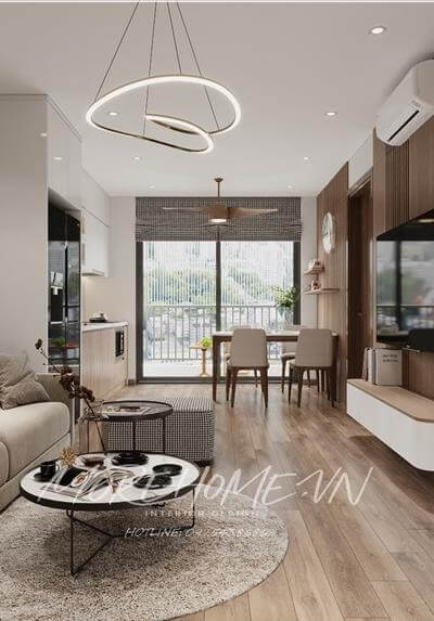 Thiết kế nội thất chung cư Home City - Chị Phương