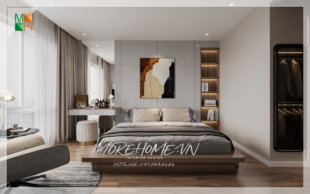 Thiết kế nội thất chung cư cao cấp Ciputra - Chị Hạnh