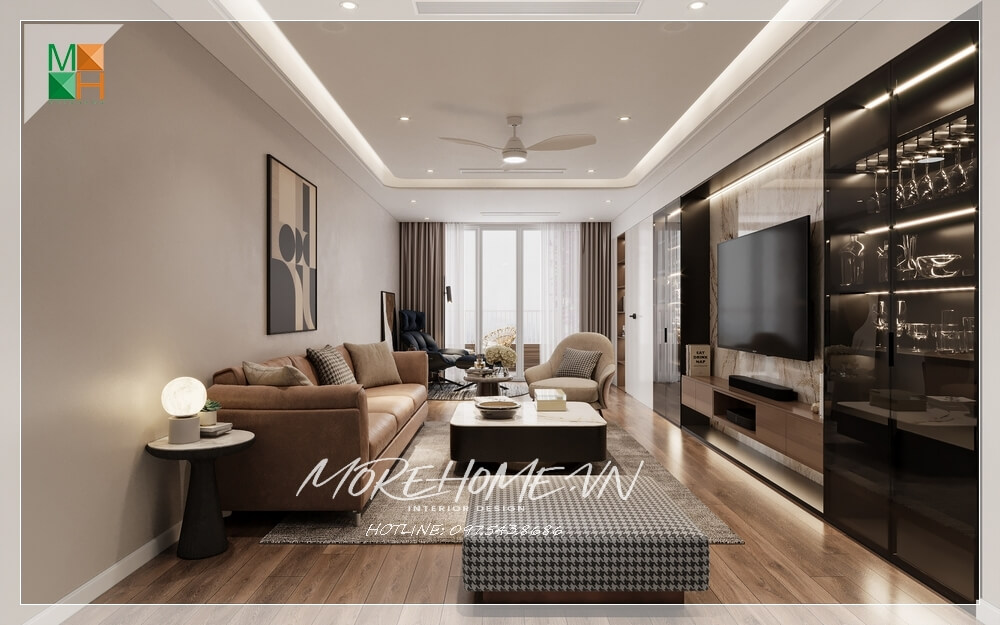 Thiết kế nội thất chung cư cao cấp Ciputra - Chị Hạnh