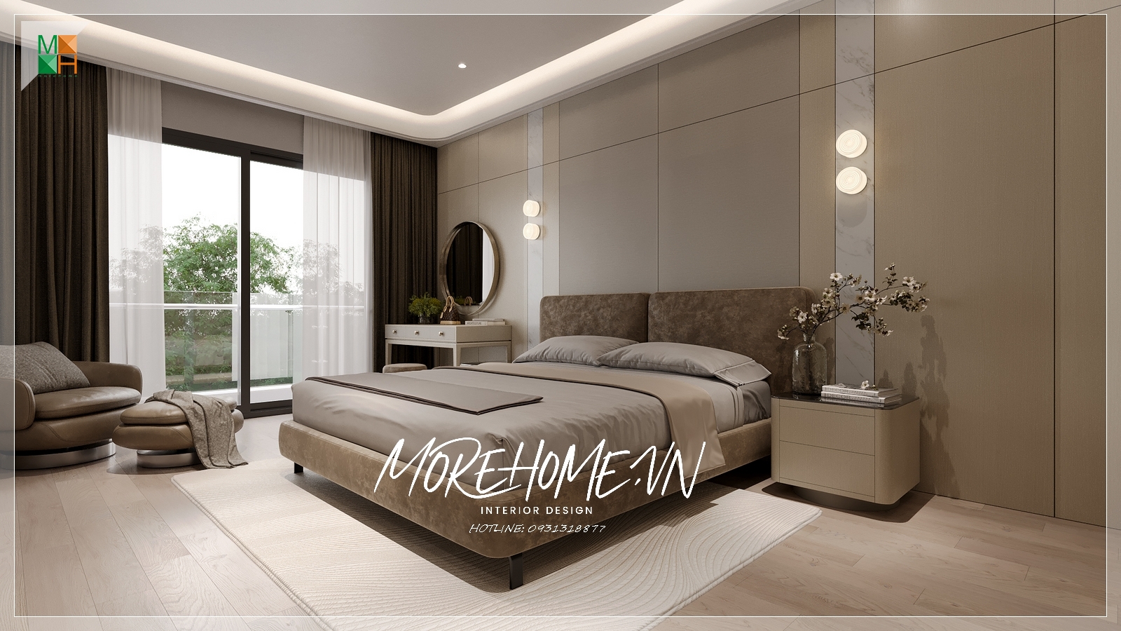 Thiết kế nội thất nhà phố Mê Linh Hà Nội