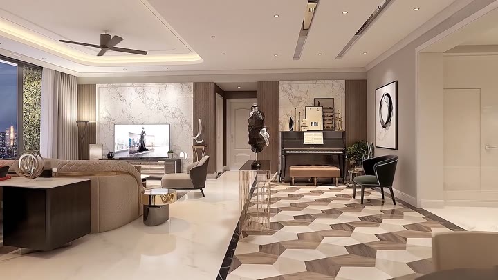 Thiết kế penthouse tại Lương Yên, Hà Nội
